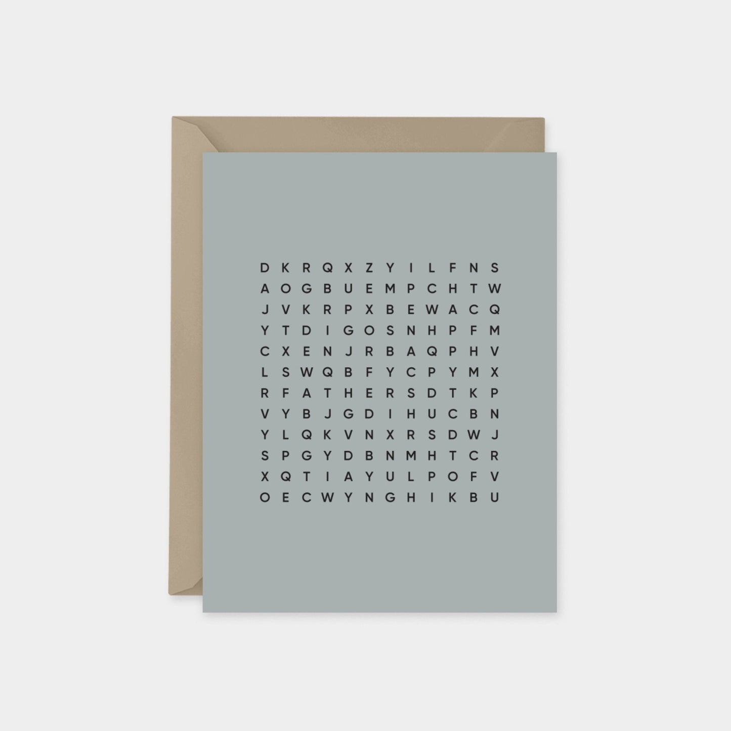 Happy Father's Day Word Search Card II,-Greeting & Note Cards-The Design Craft