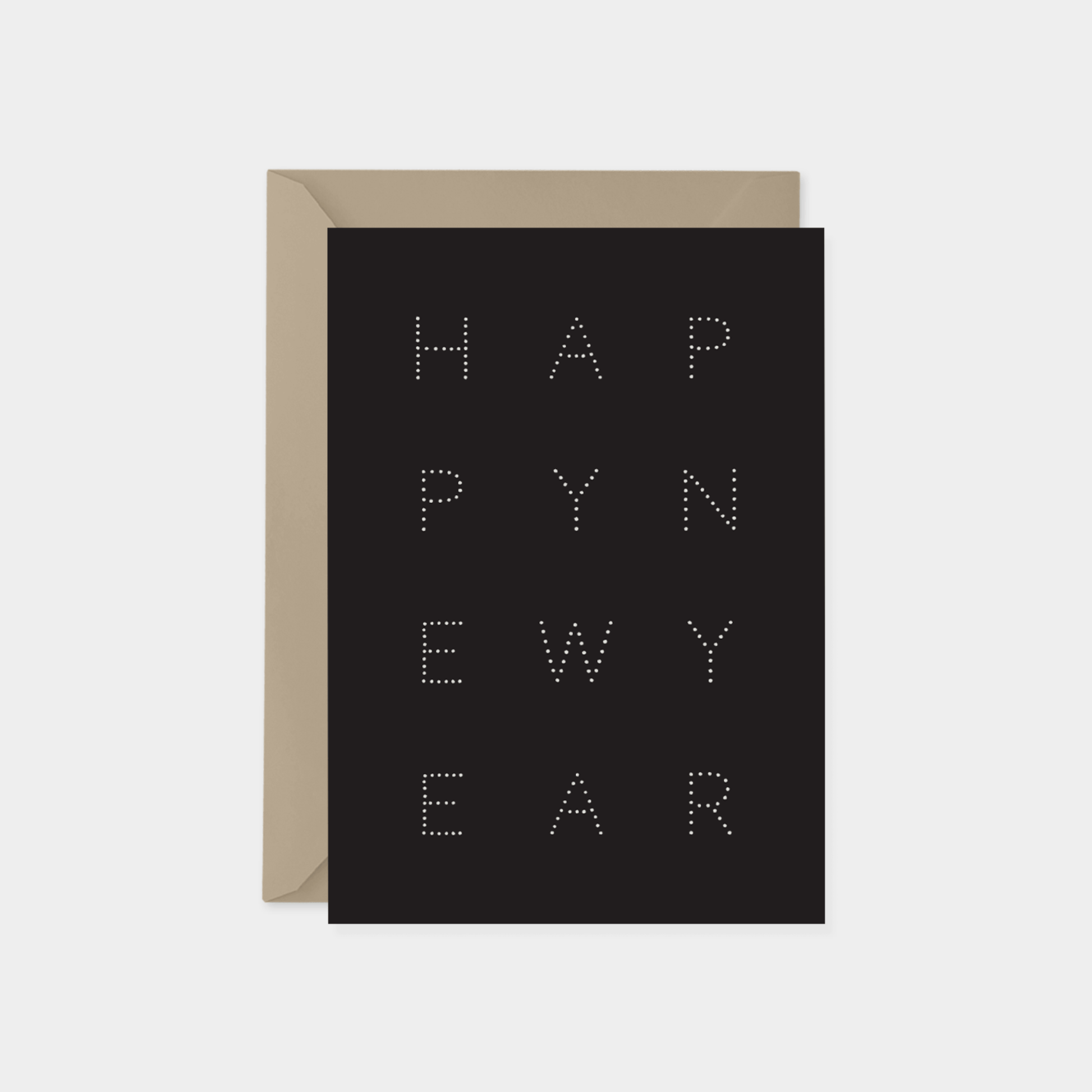 Happy New Year Minimal Marquee Dot-The Design Craft