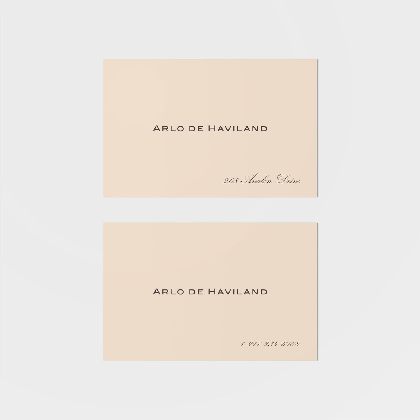 Haviland Calling Card-Greeting & Note Cards-The Design Craft