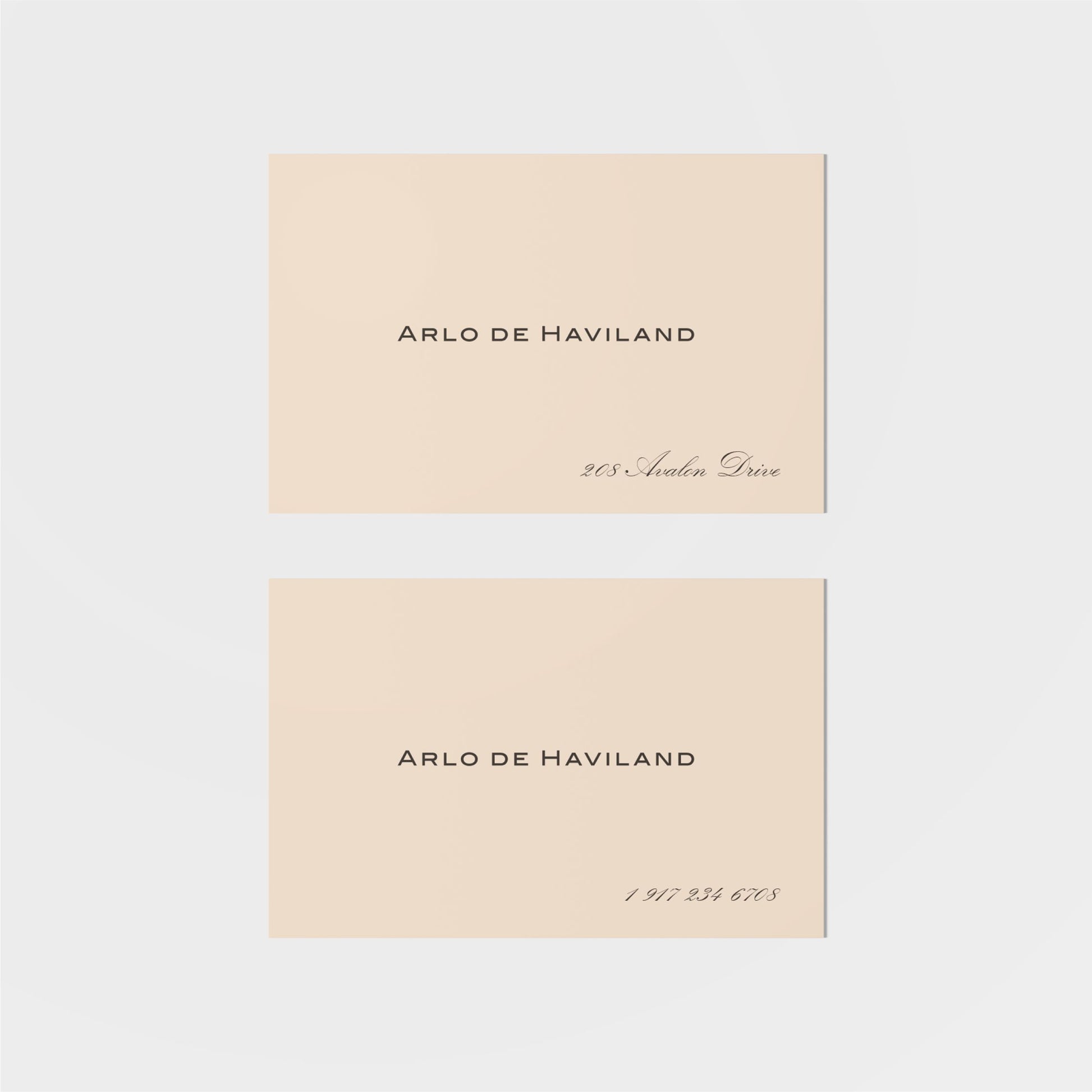 Haviland Calling Card-Greeting & Note Cards-The Design Craft