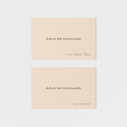 Haviland Calling Card-Greeting & Note Cards-The Design Craft
