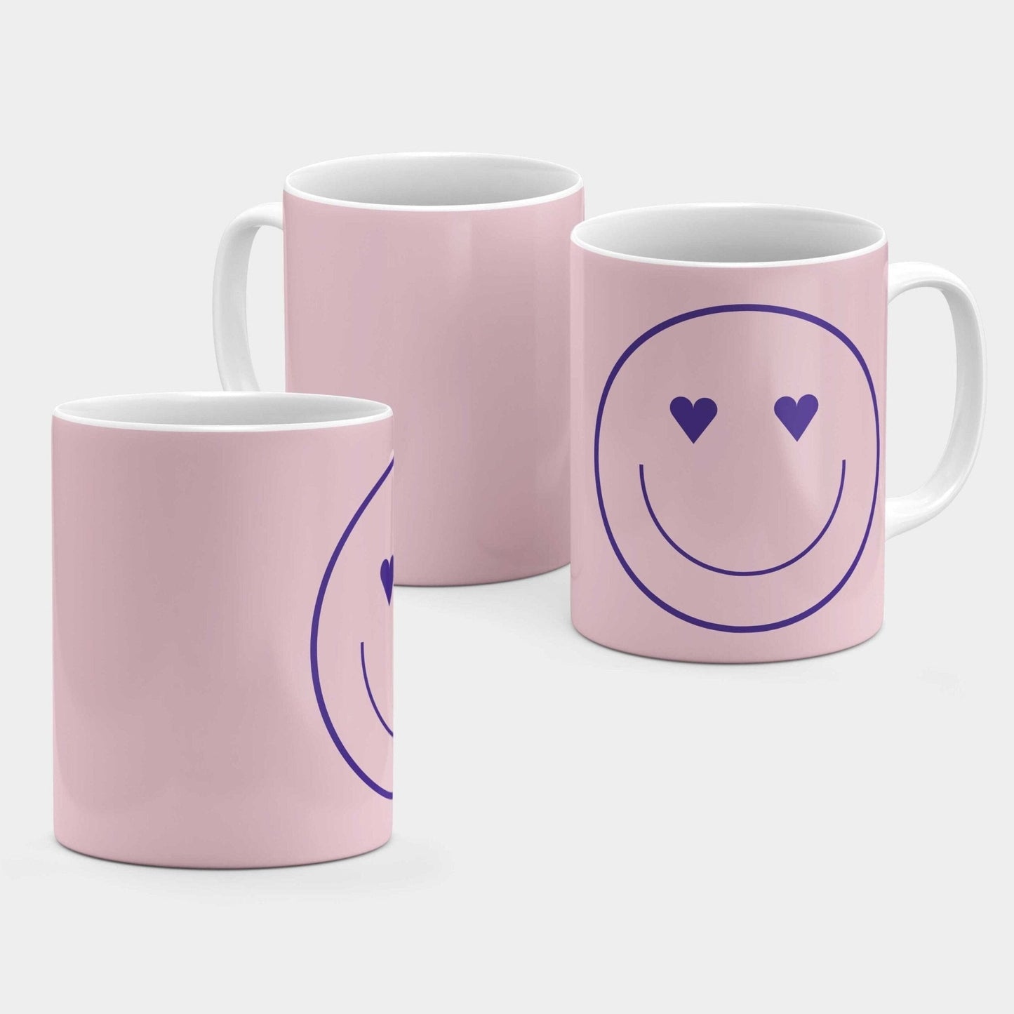 Heart Smiley 11 Oz Mug III-The Design Craft