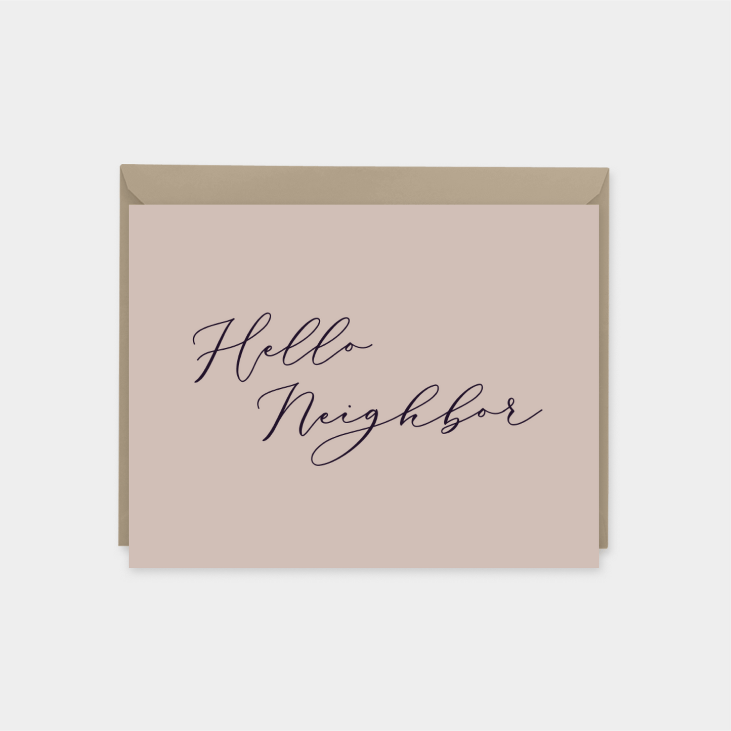 Hello Neighbor Card-Greeting & Note Cards-The Design Craft