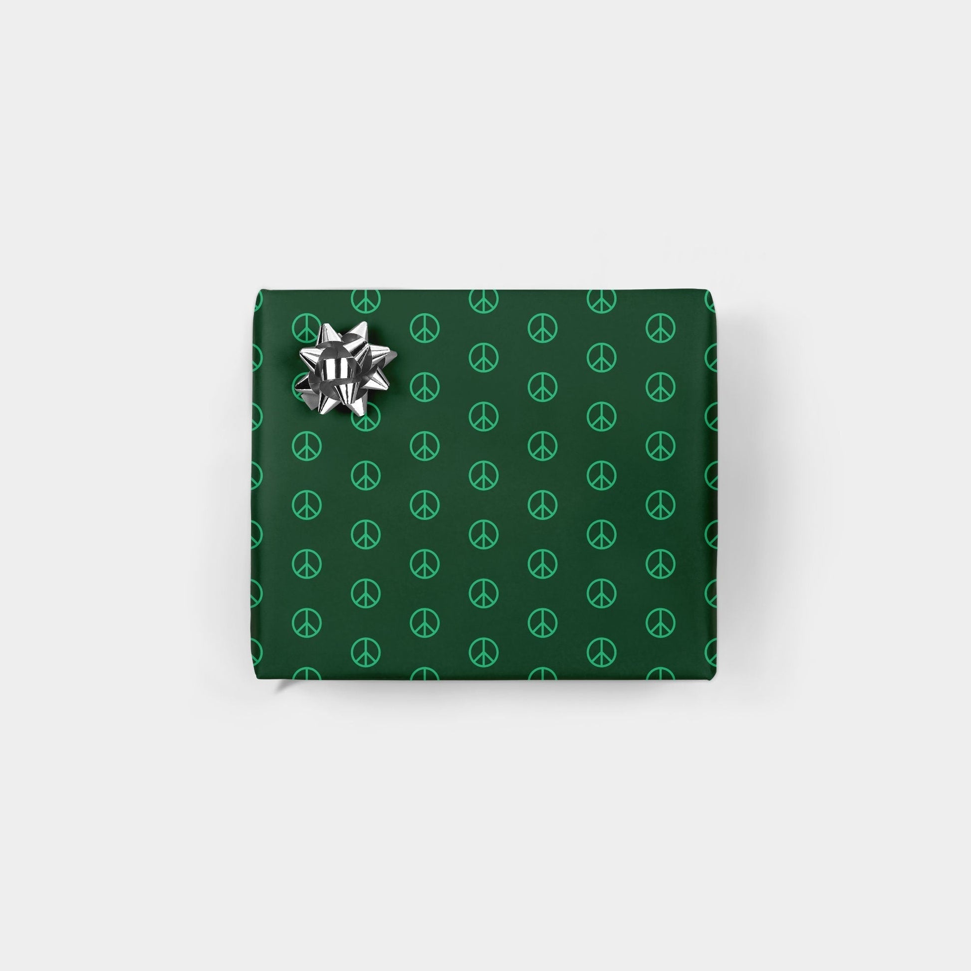 Holiday Peace Sign Wrapping Paper-Gift Wrapping-The Design Craft