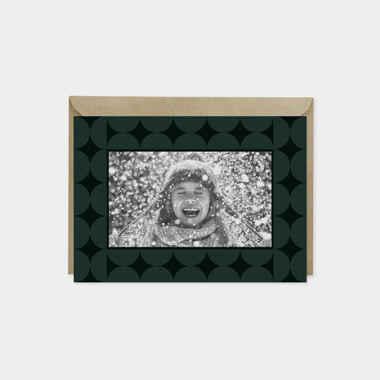 Holiday Photo Card, Elegant Art Deco-Greeting & Note Cards-The Design Craft