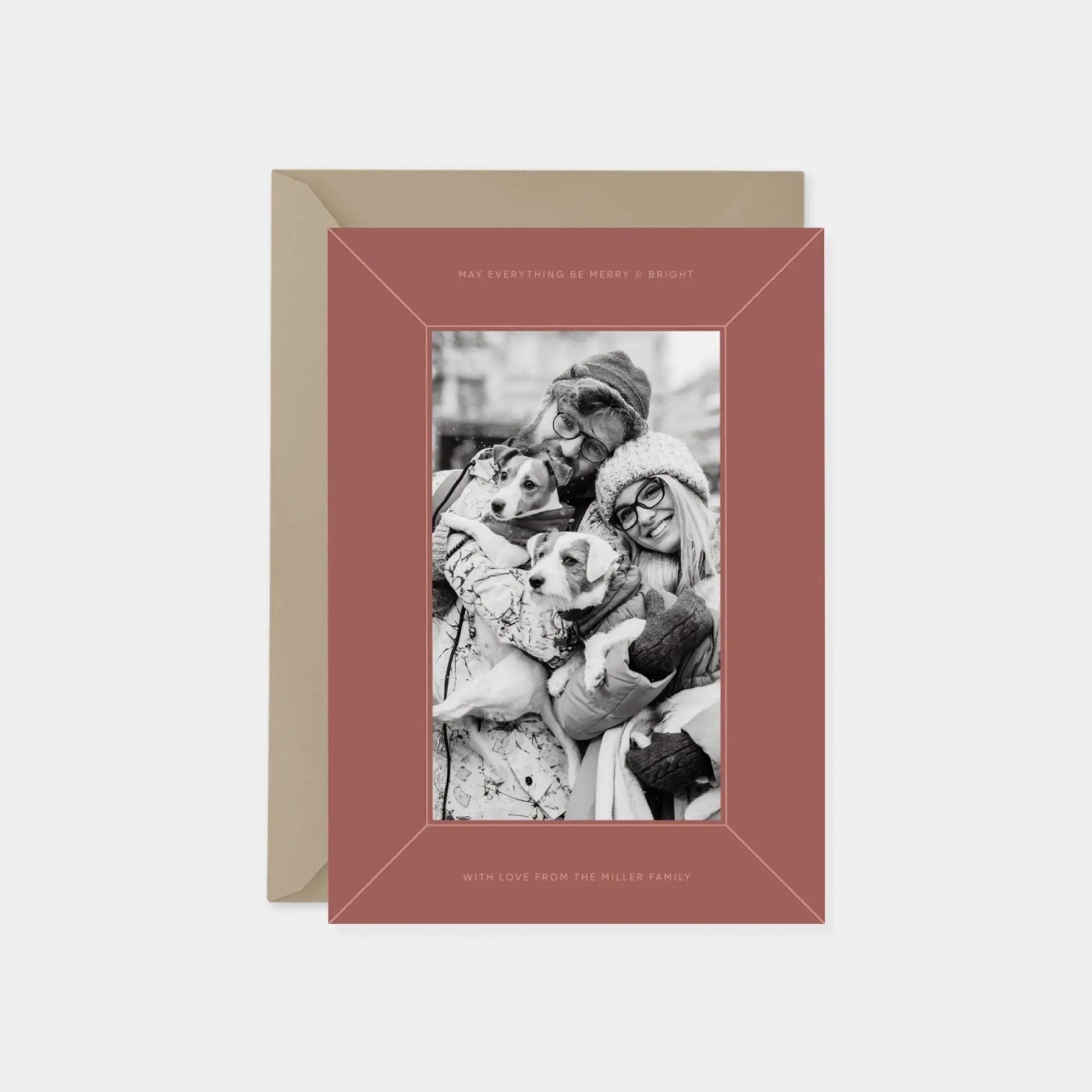 Holiday Photo Card, Minimal Elegant-The Design Craft