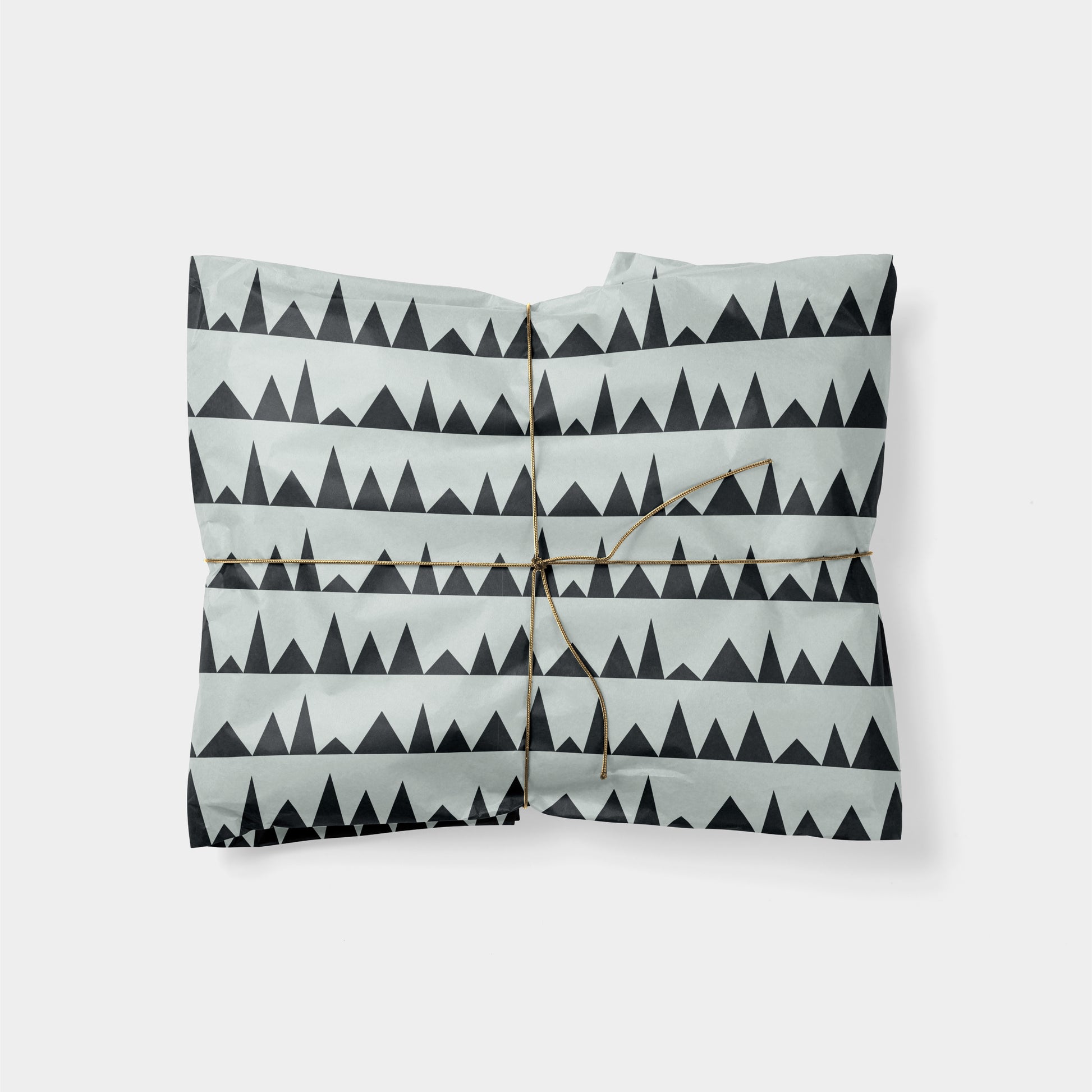 Holiday Sawtooth Trees Gift Wrap