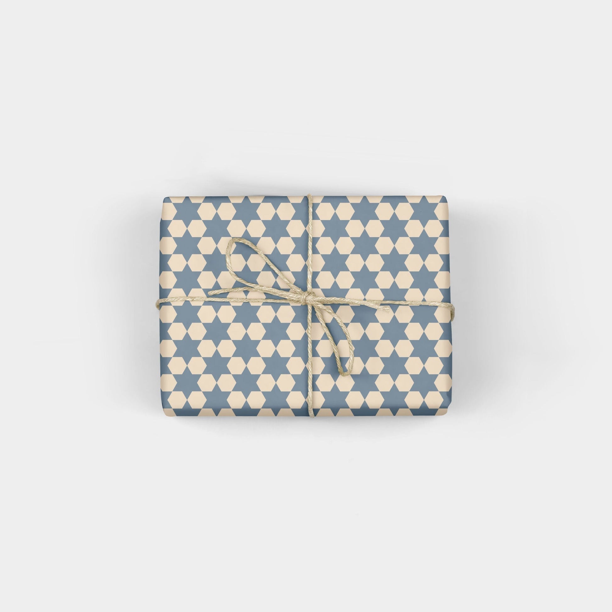 Holiday Star of David Gift Wrap-Gift Wrapping-The Design Craft