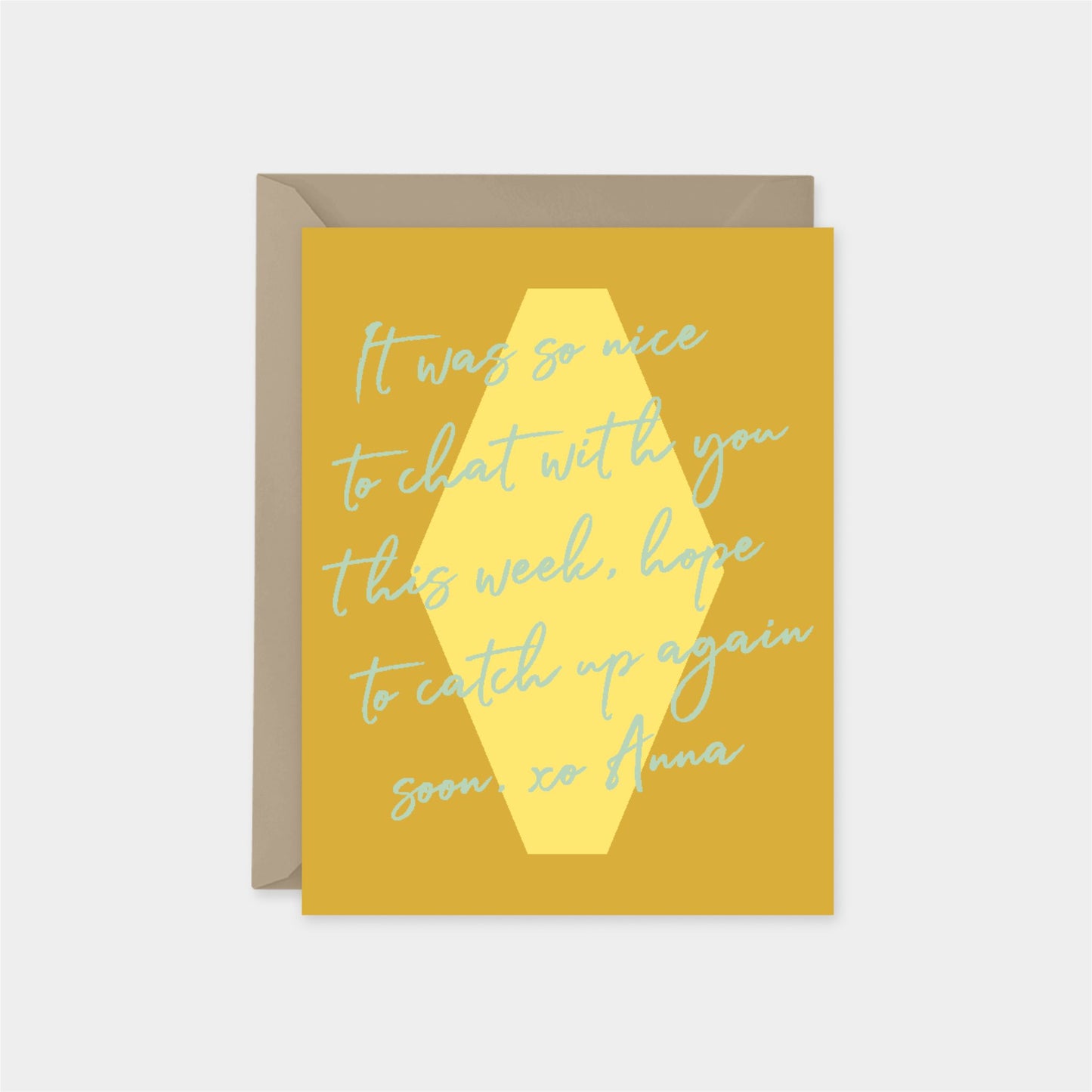 Honey & Butter Neo Shape Art Card