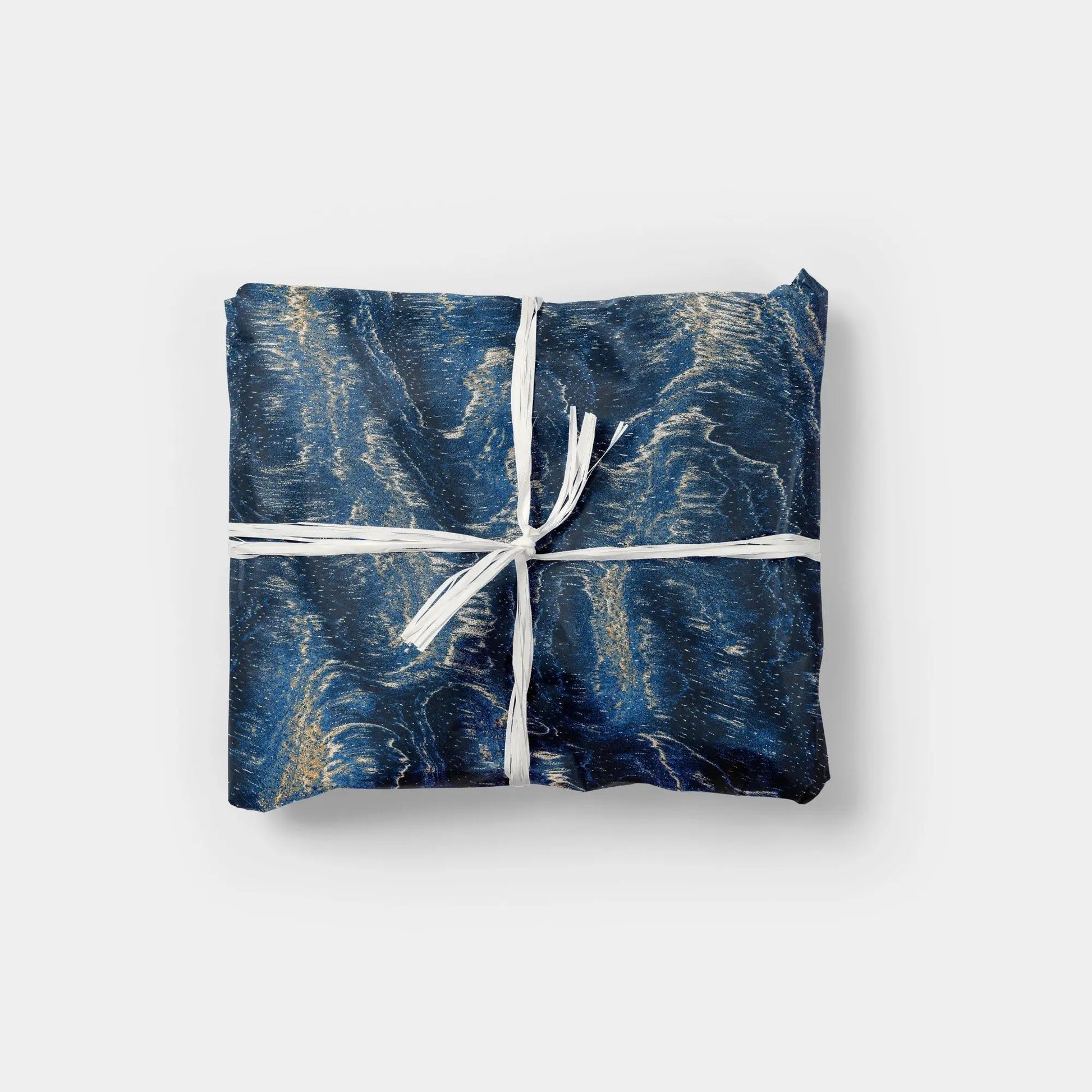 Indigo Wood Abstractions Gift Wrap