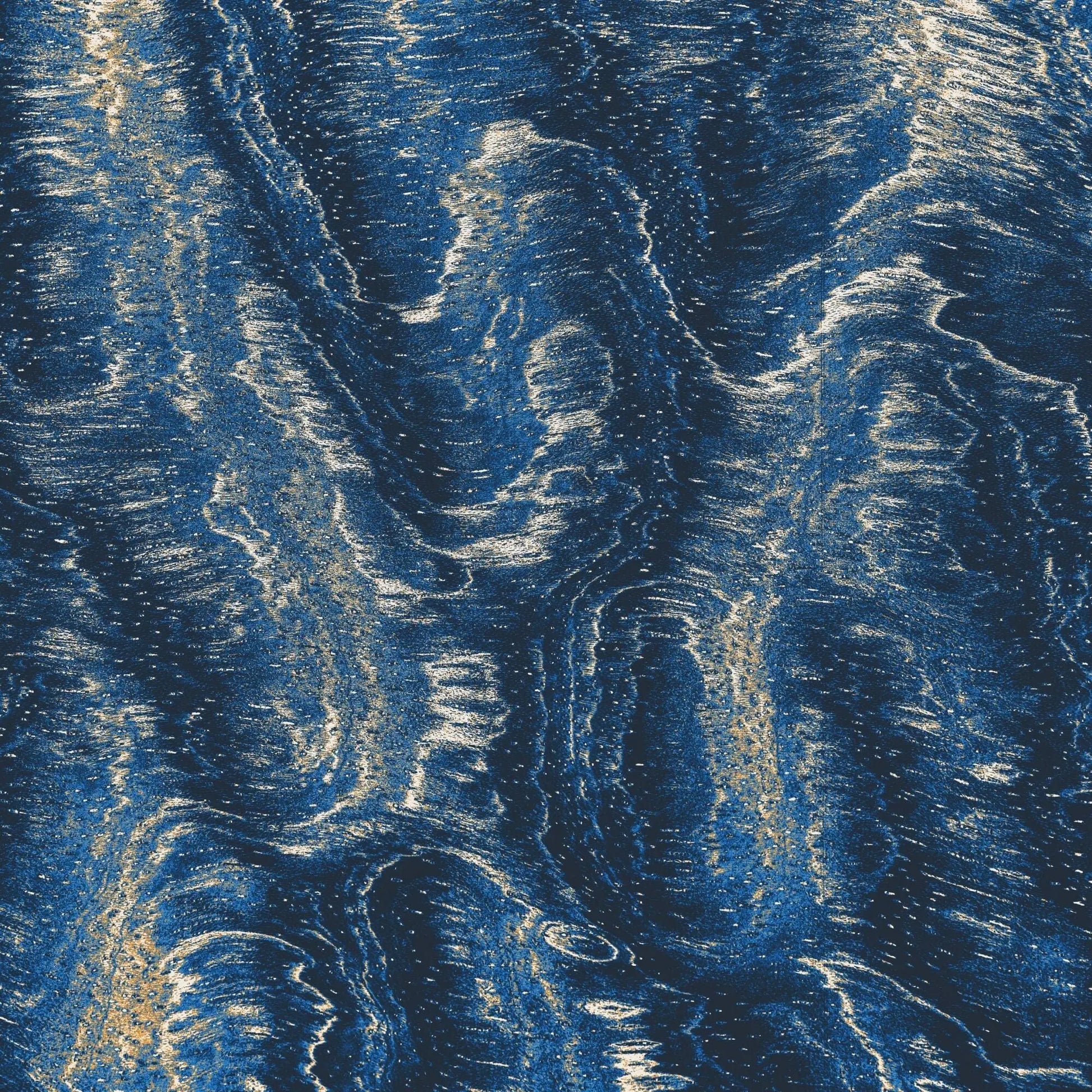 Indigo Wood Abstractions Gift Wrap