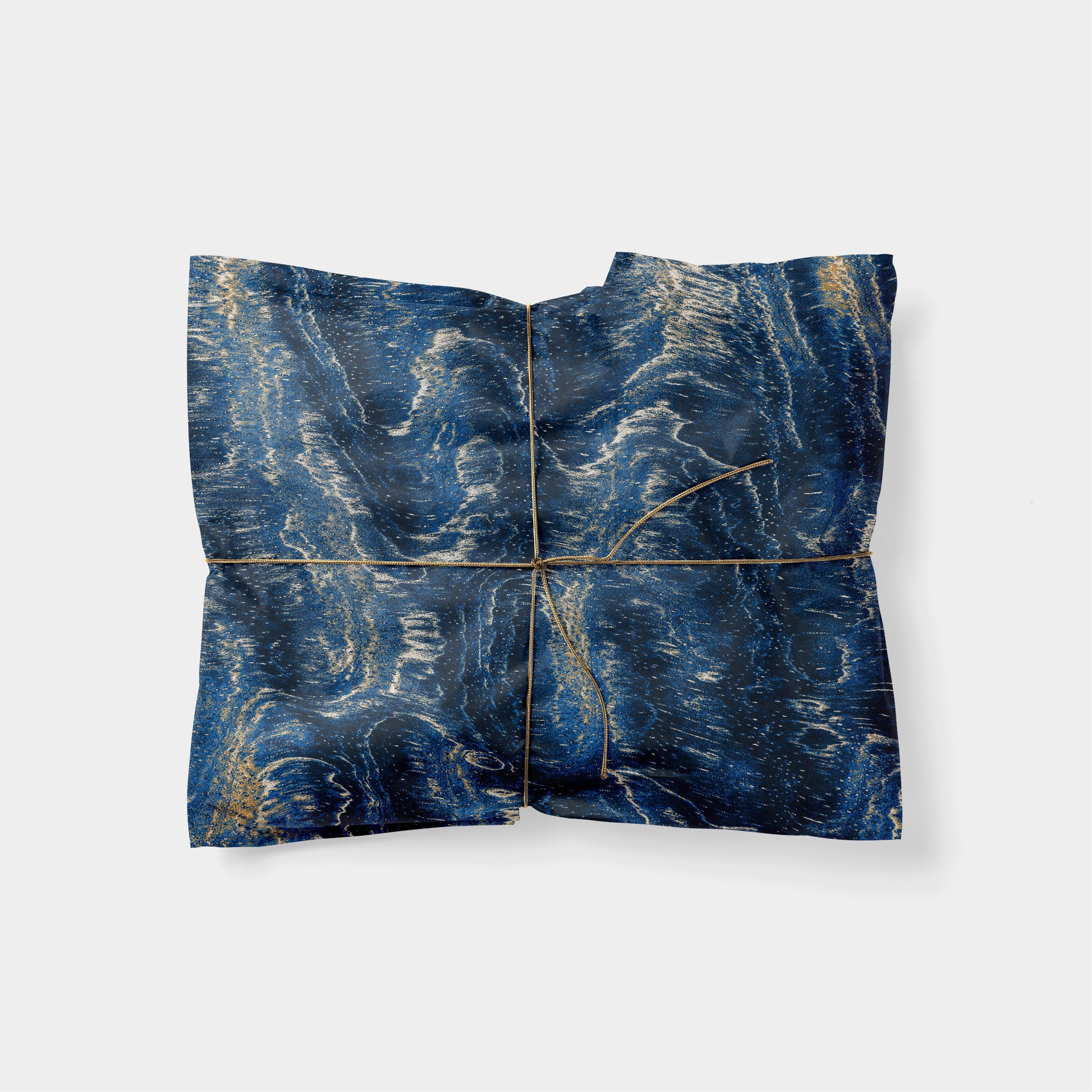 Indigo Wood Abstractions Gift Wrap