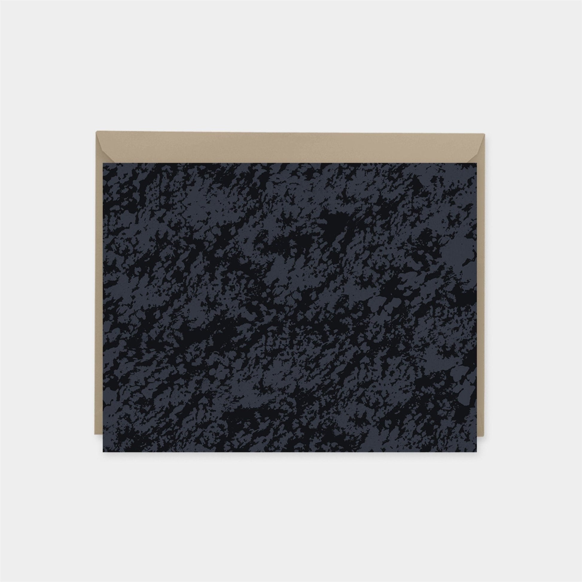 Ink Black Painted Texture Note Cards,-Greeting & Note Cards-The Design Craft