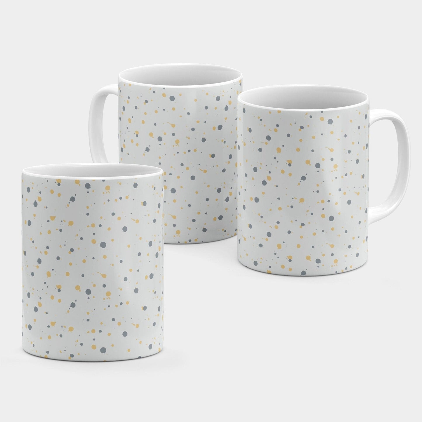 Ink Splatter 11oz Mug IV-The Design Craft