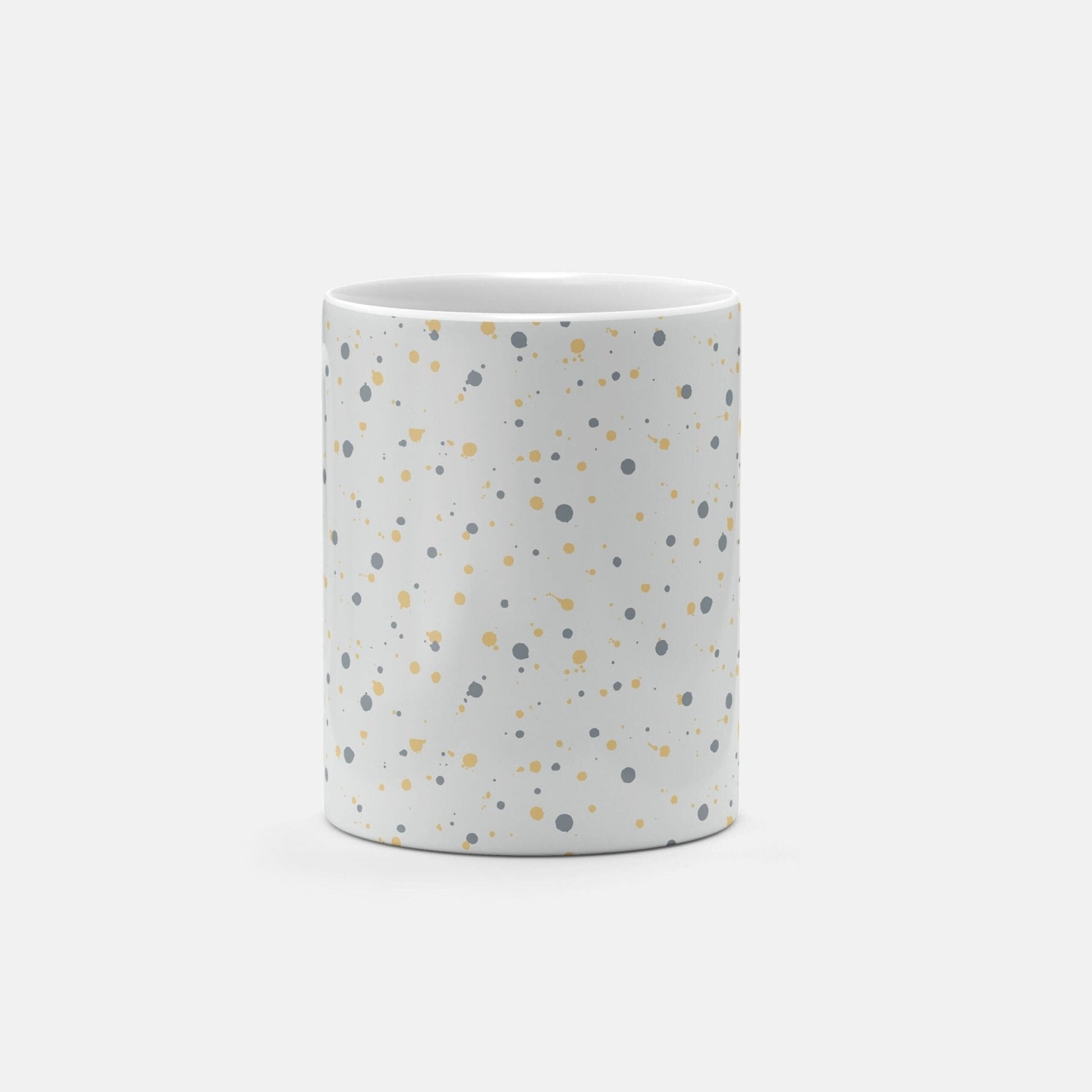 Ink Splatter 11oz Mug IV-The Design Craft