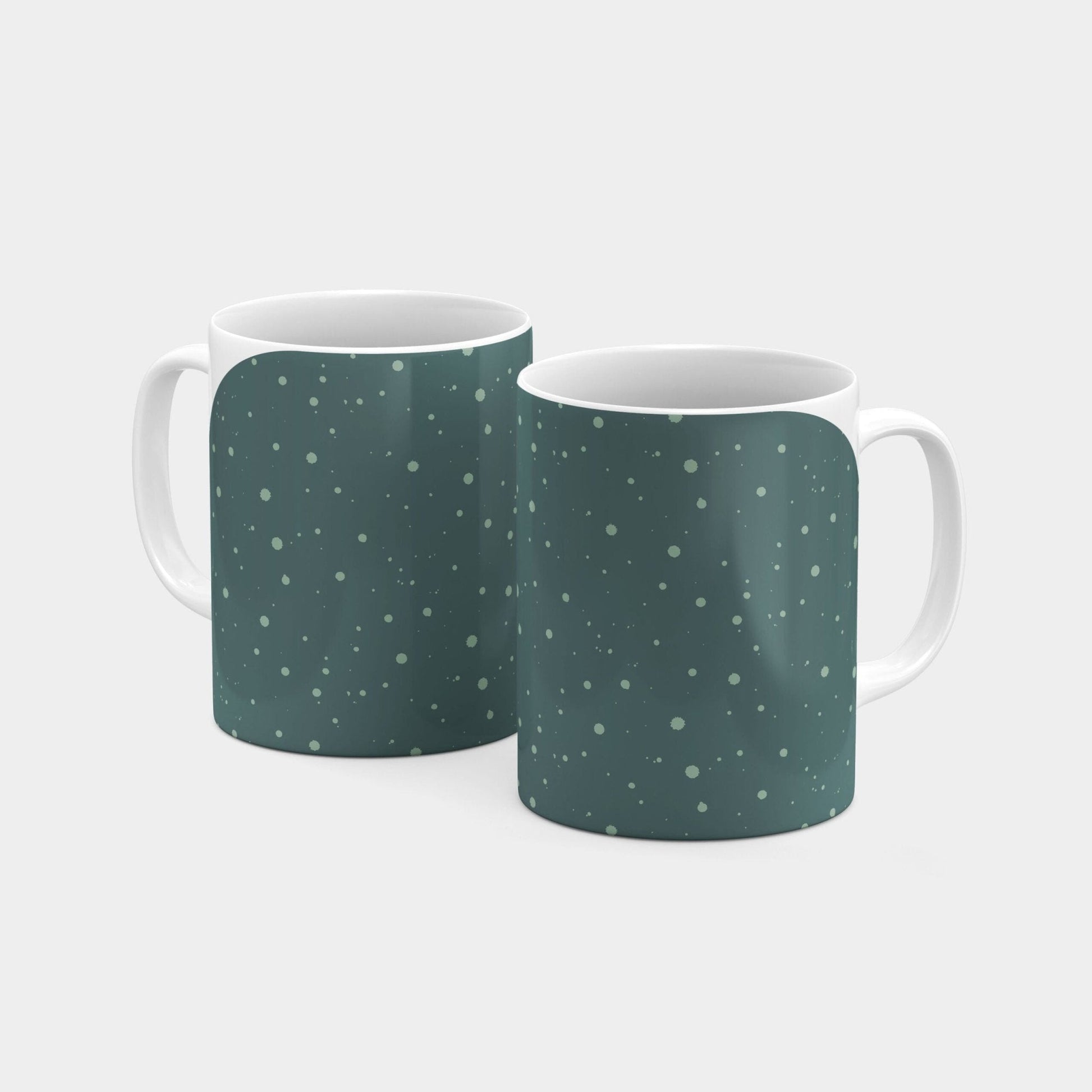 Ink Splatter 11oz Mug XVI-The Design Craft