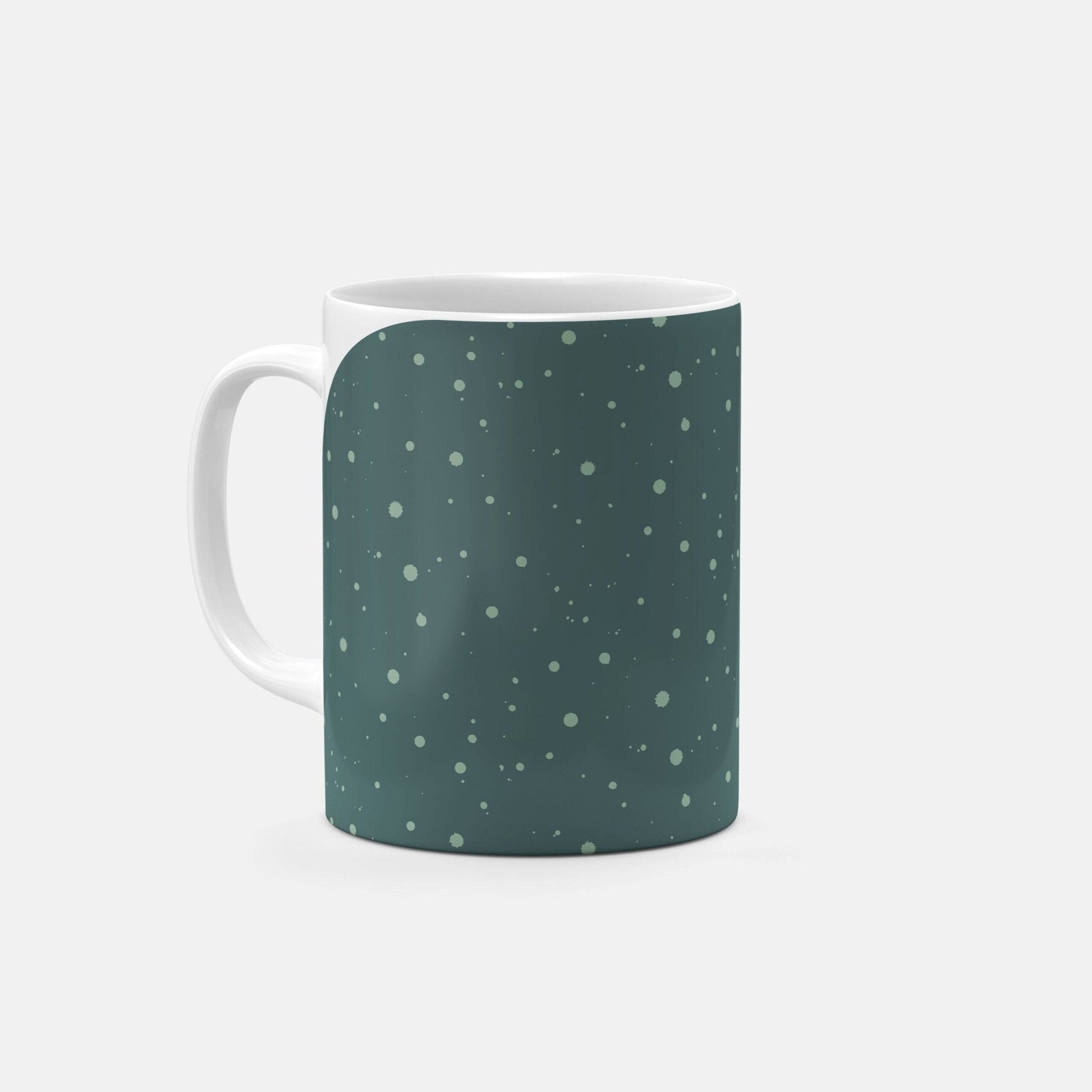 Ink Splatter 11oz Mug XVI-The Design Craft