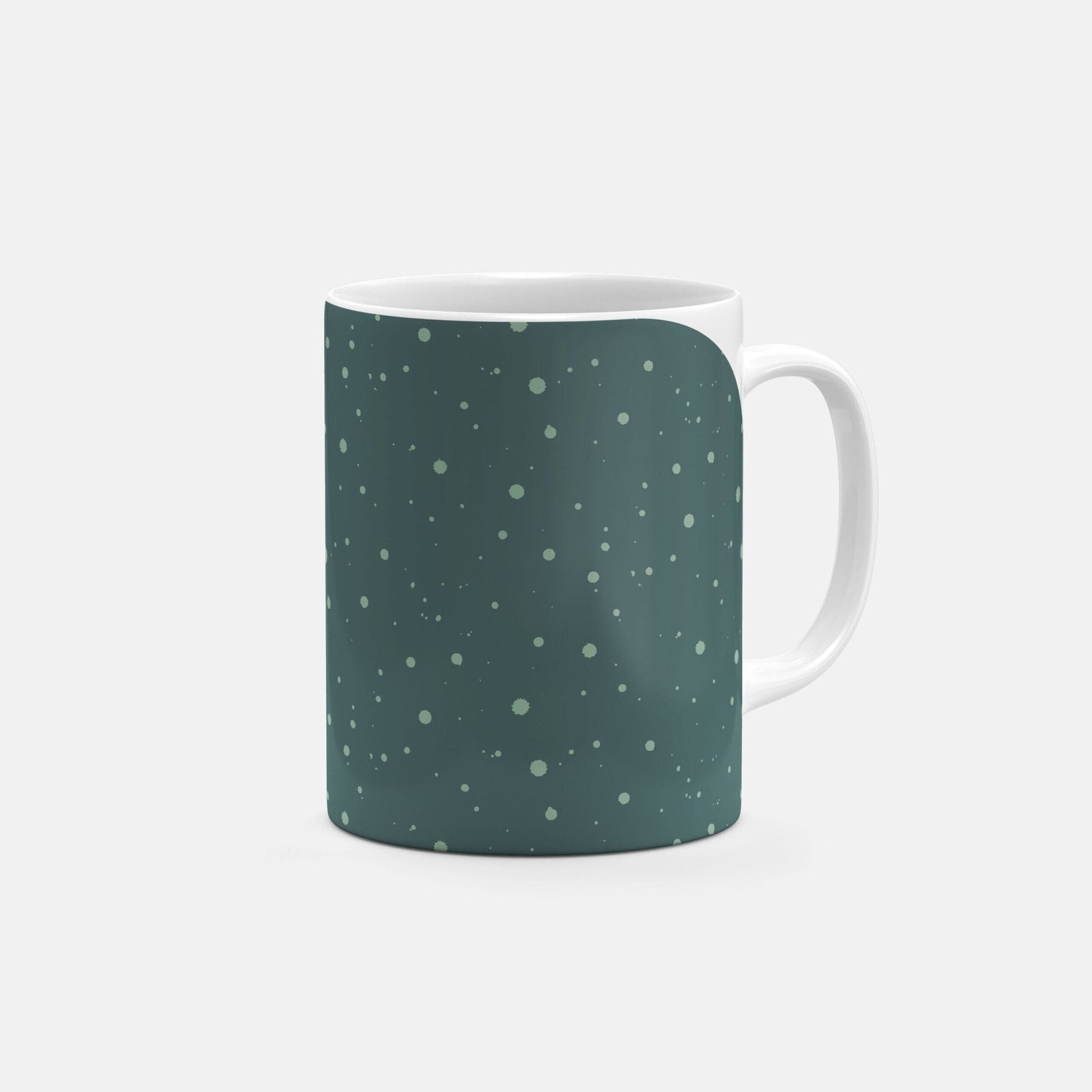 Ink Splatter 11oz Mug XVI-The Design Craft