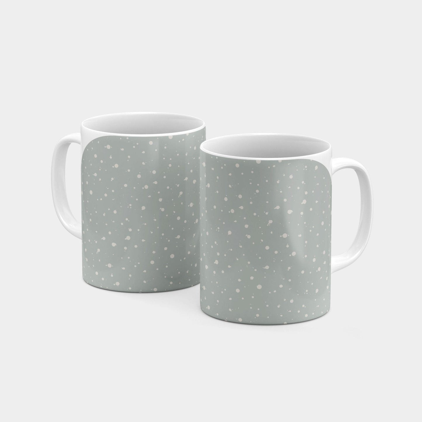 Ink Splatter 11oz Mug XVII-The Design Craft