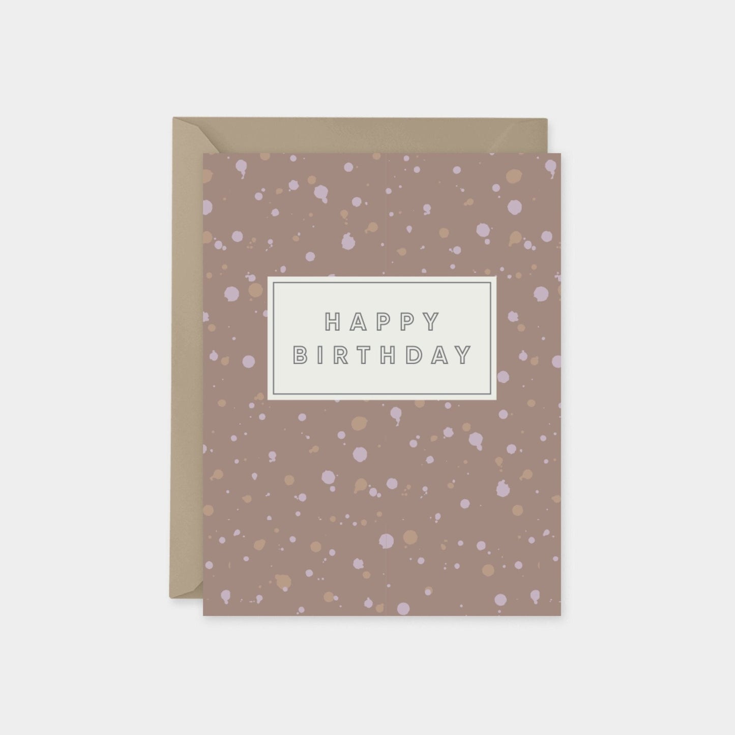 Ink Splot Happy Birthday Cards, Dot-Greeting & Note Cards-The Design Craft