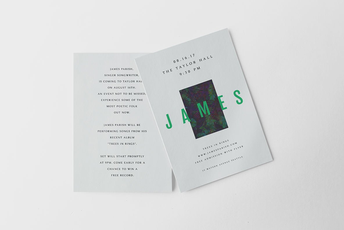 James Flyer-Design Template-The Design Craft