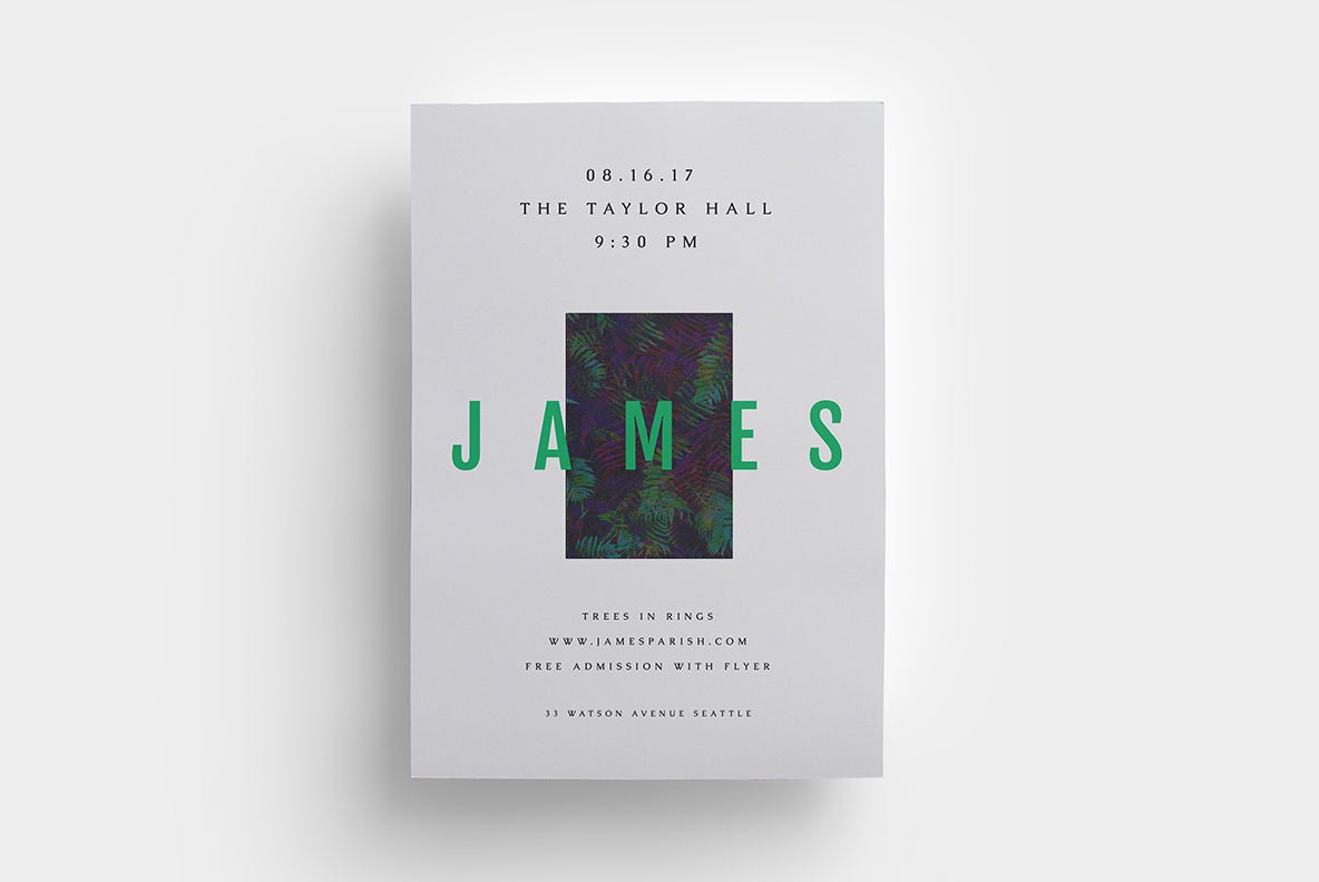 James Flyer-Design Template-The Design Craft