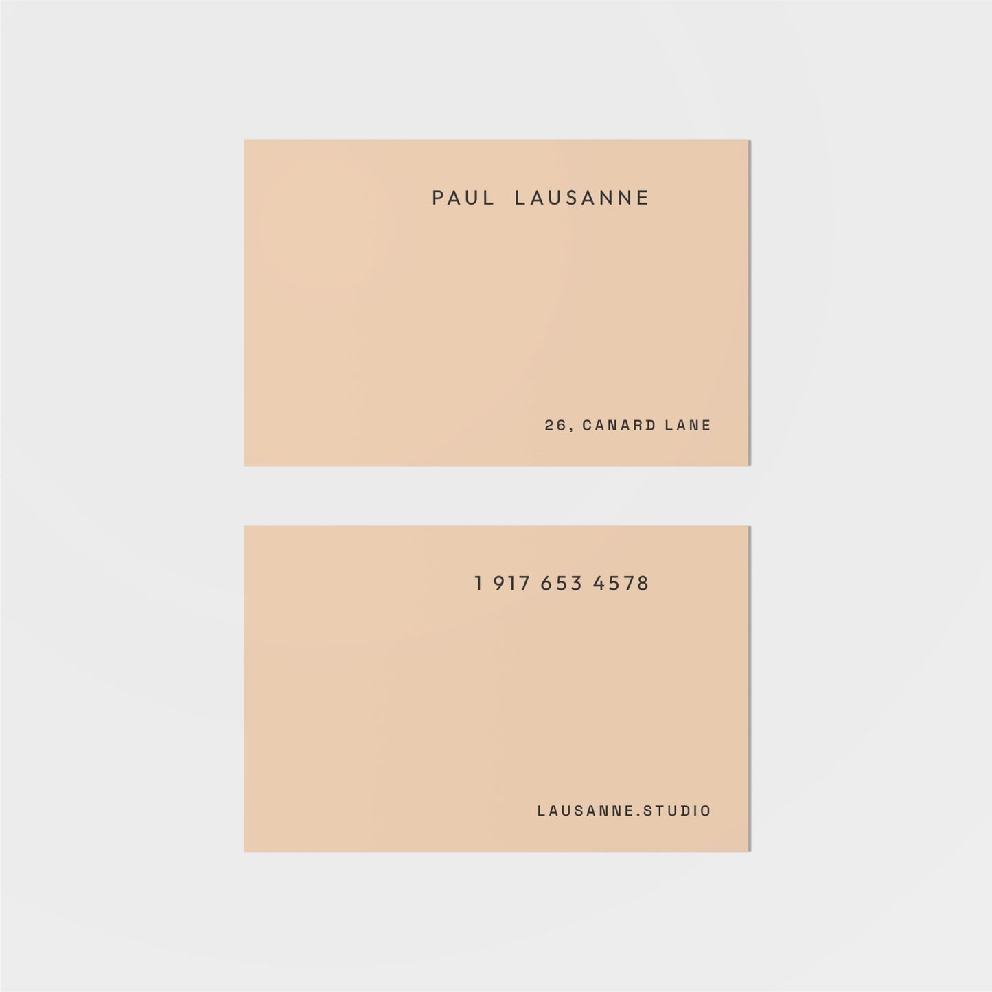 Lausanne Calling Card-Greeting & Note Cards-The Design Craft