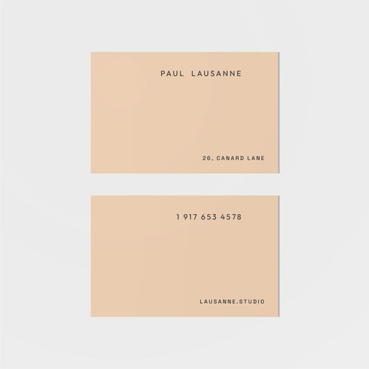 Lausanne Calling Card-Greeting & Note Cards-The Design Craft