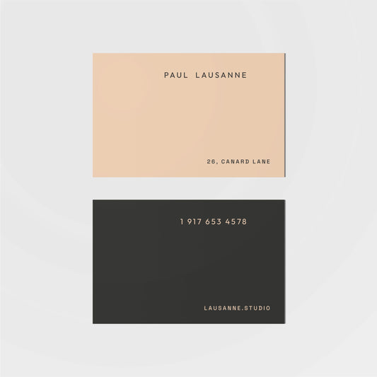 Lausanne Calling Card II-Greeting & Note Cards-The Design Craft