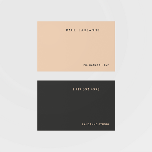 Lausanne Calling Card II-Greeting & Note Cards-The Design Craft