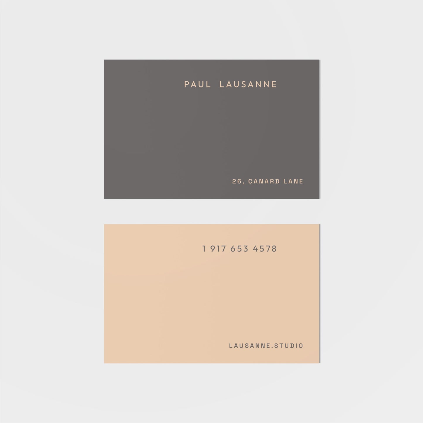 Lausanne Calling Card III-Greeting & Note Cards-The Design Craft