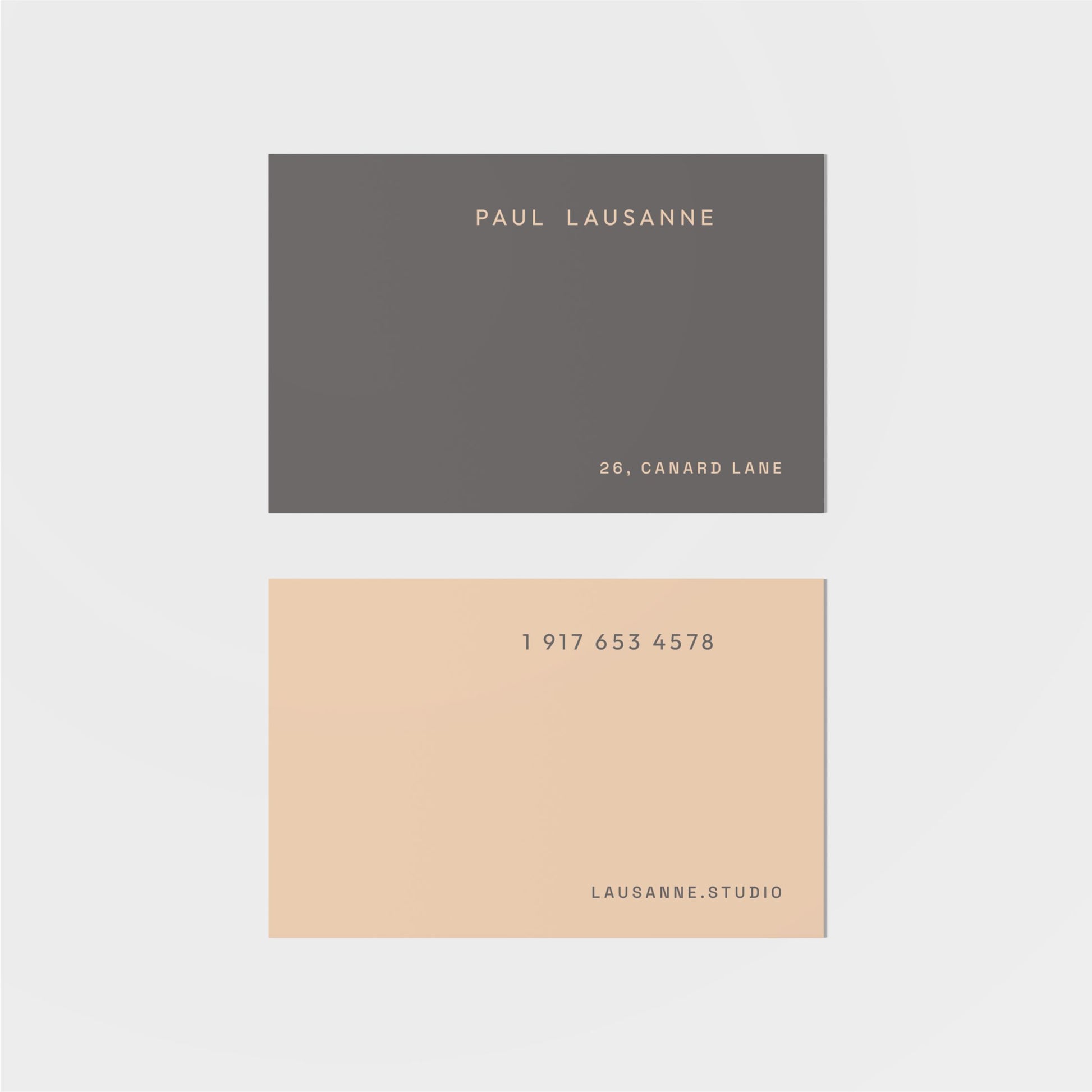 Lausanne Calling Card III-Greeting & Note Cards-The Design Craft