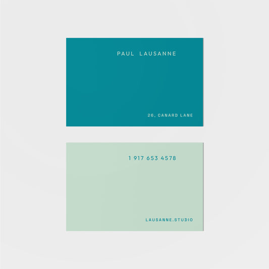 Lausanne Calling Card IX-Greeting & Note Cards-The Design Craft