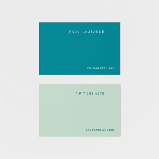 Lausanne Calling Card IX-Greeting & Note Cards-The Design Craft