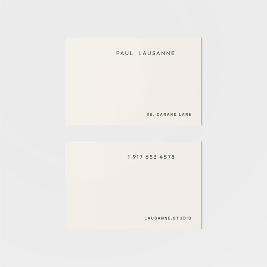 Lausanne Calling Card VI-Greeting & Note Cards-The Design Craft