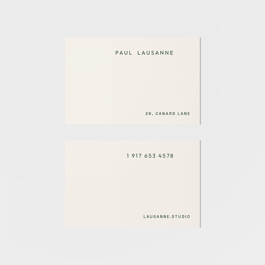 Lausanne Calling Card VI-Greeting & Note Cards-The Design Craft