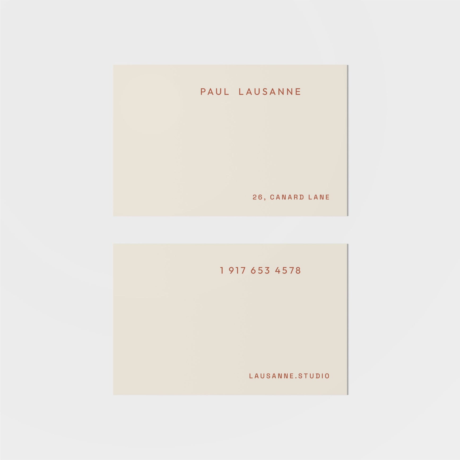 Lausanne Calling Card VII-Greeting & Note Cards-The Design Craft