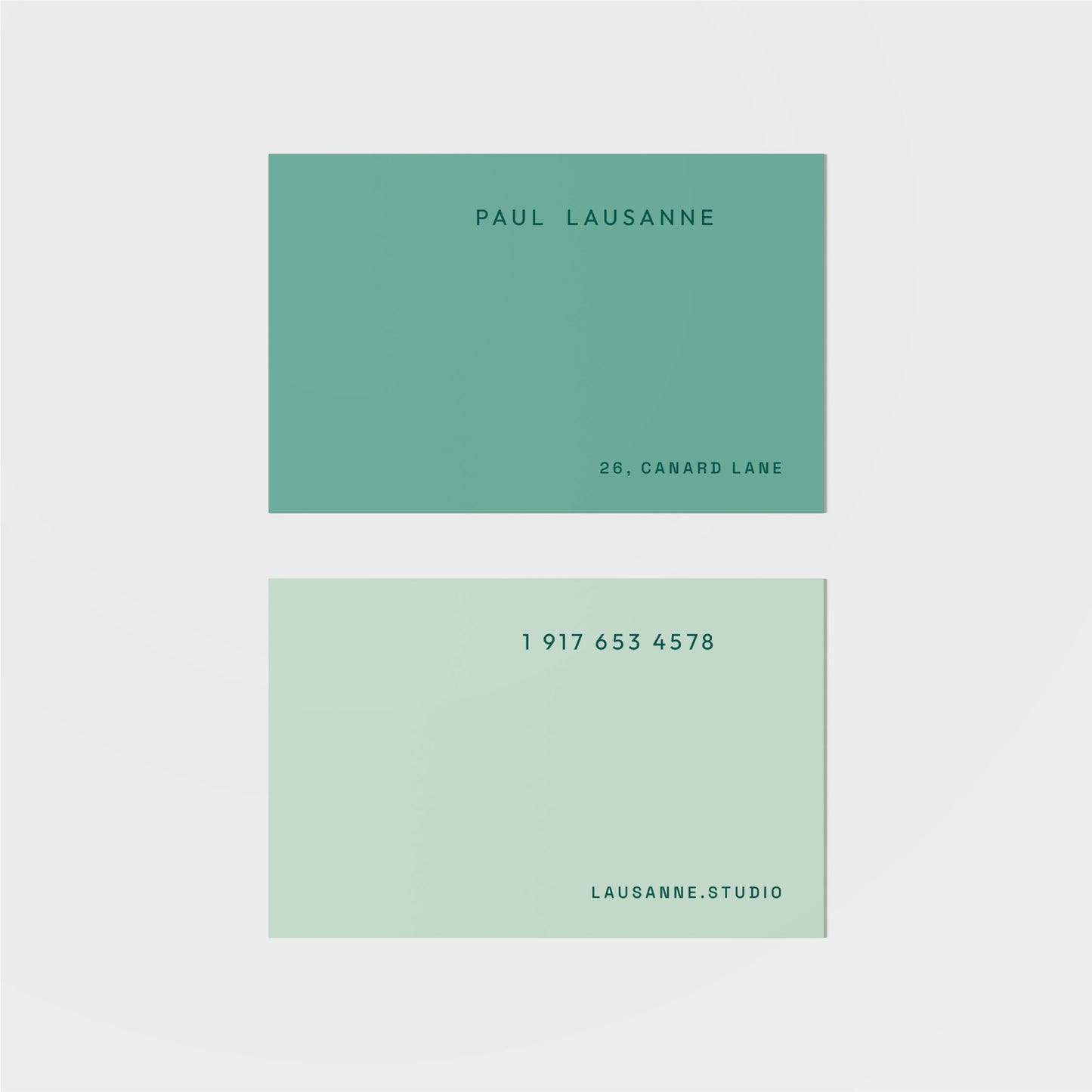 Lausanne Calling Card VIII-Greeting & Note Cards-The Design Craft