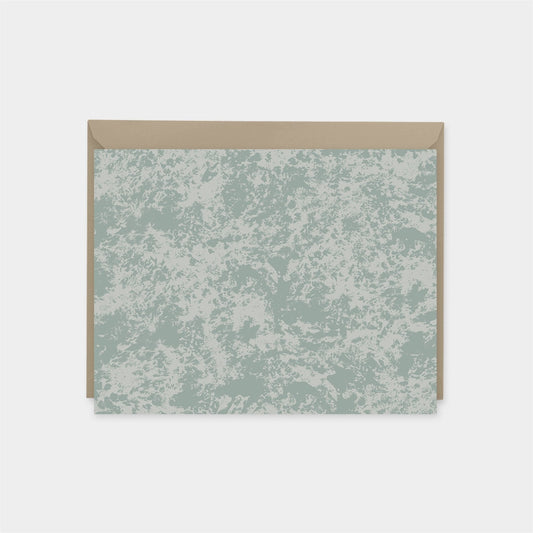 Lichen Green Painted Texture Note Cards,-Greeting & Note Cards-The Design Craft