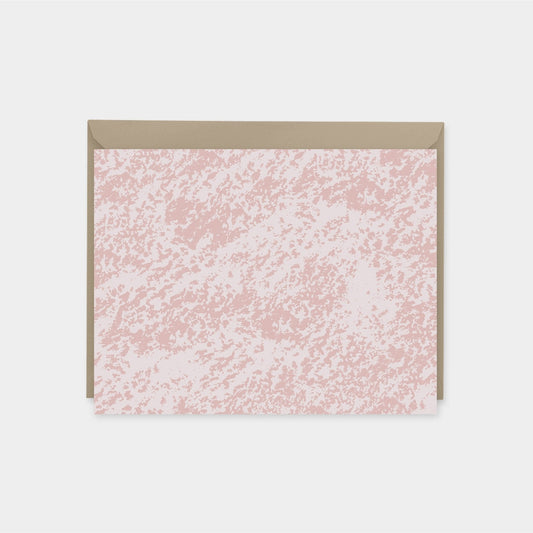 Light Pink Painted Texture Note Cards,-Greeting & Note Cards-The Design Craft