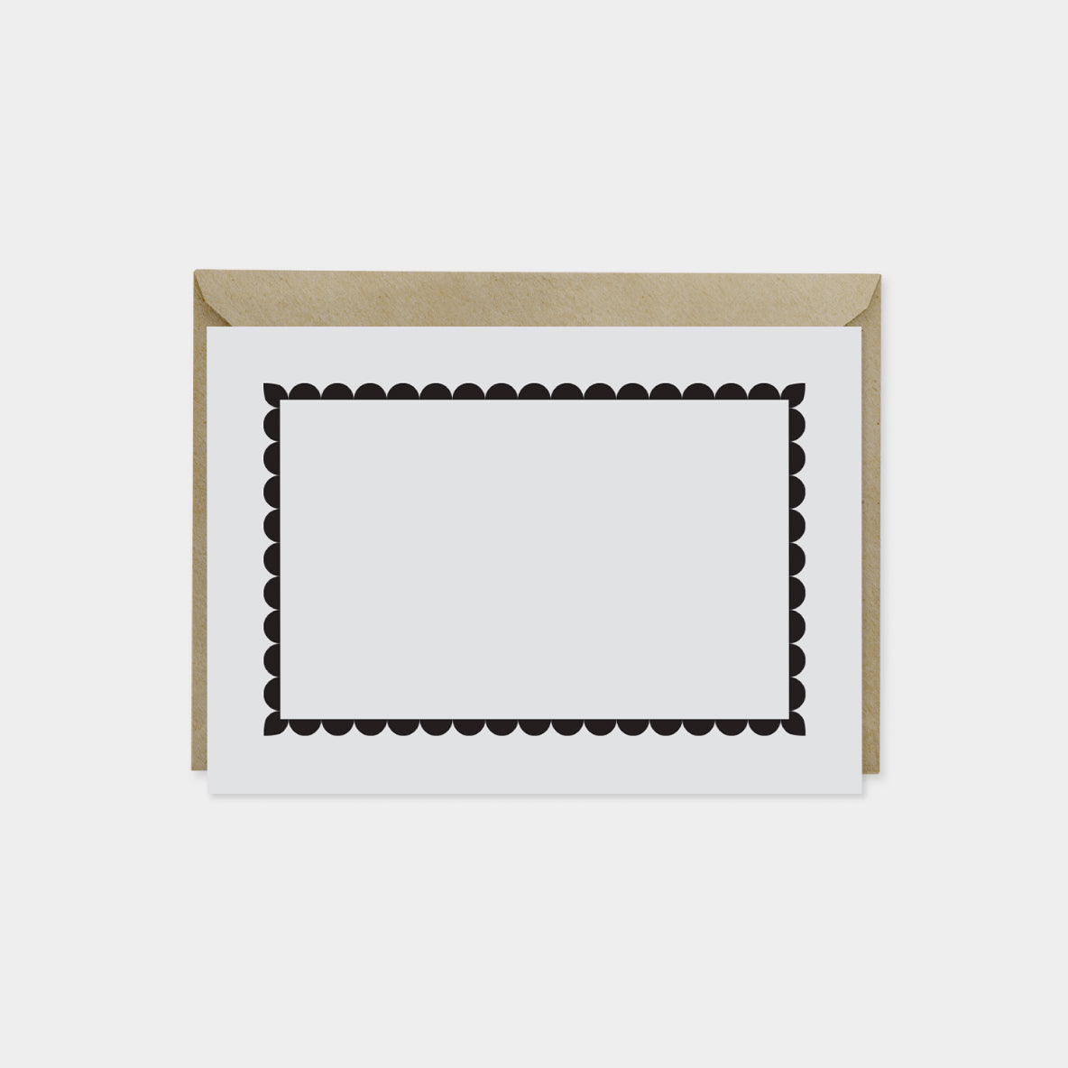 Little Scallop Border Note Cards-Greeting & Note Cards-The Design Craft