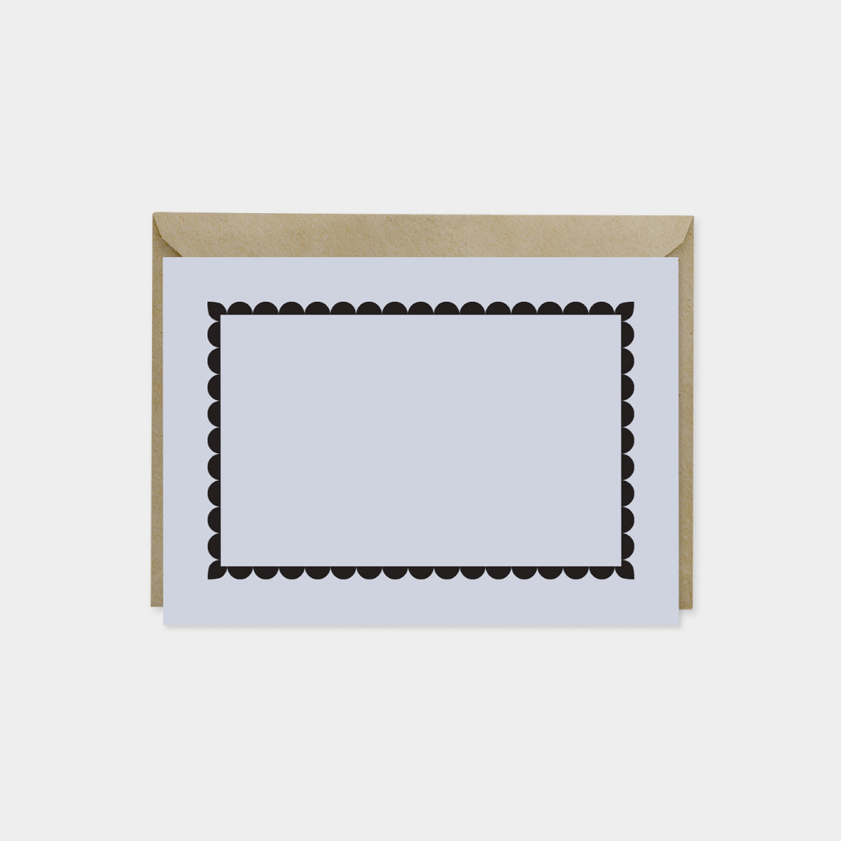 Little Scallop Border Note Cards V-Greeting & Note Cards-The Design Craft