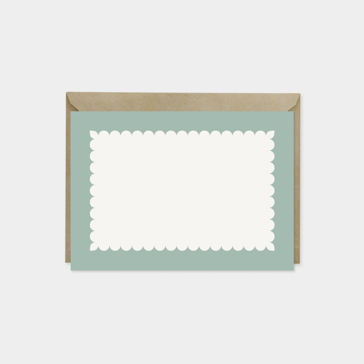 Little Scallop Border Note Cards X-Greeting & Note Cards-The Design Craft