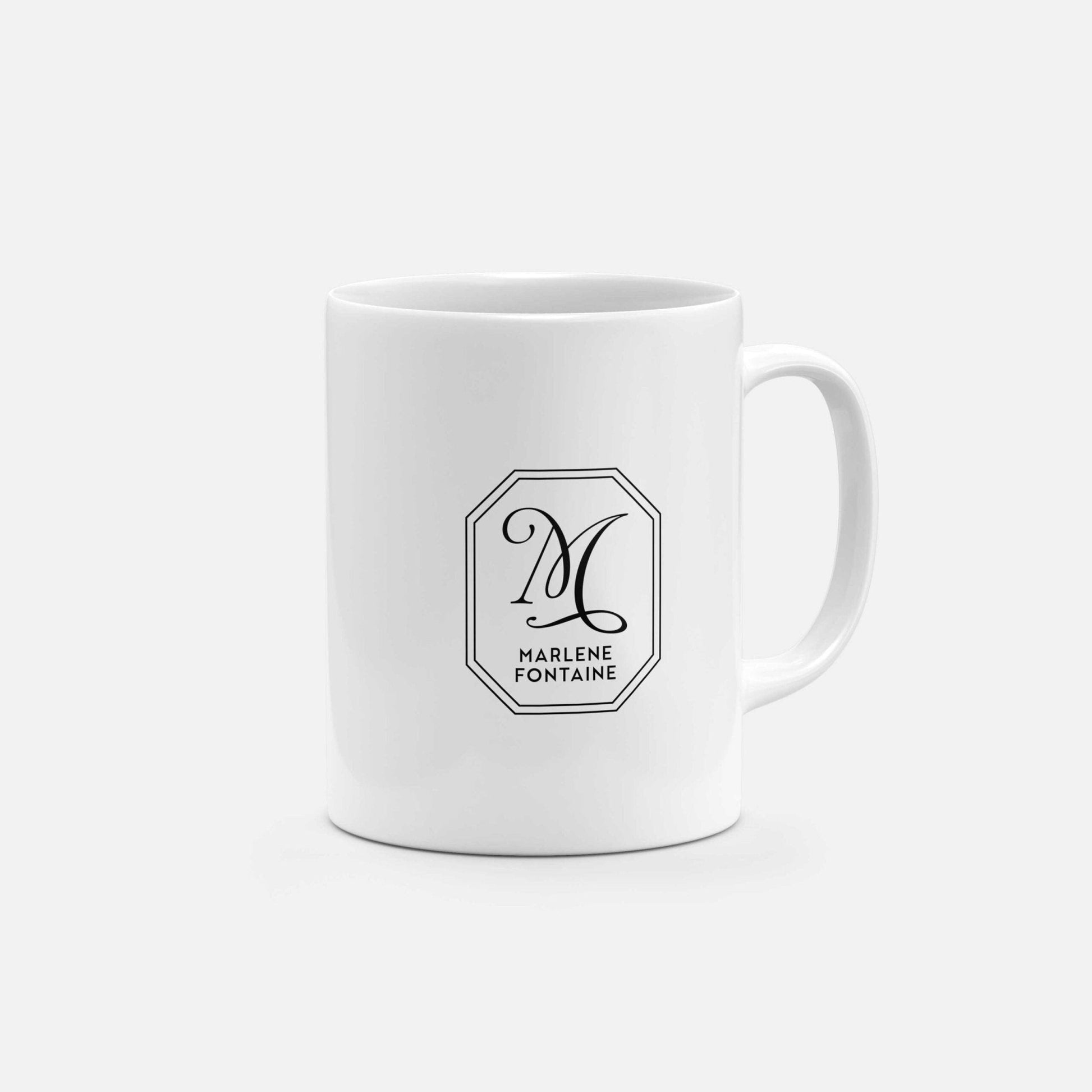 Logo Name Badge 11oz Mug III-The Design Craft