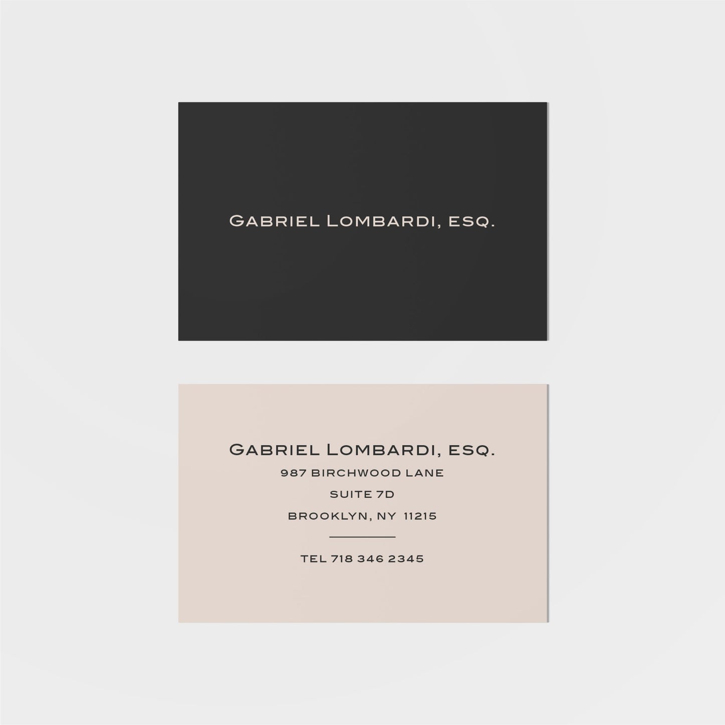 Lombardi Calling Card IV-Greeting & Note Cards-The Design Craft