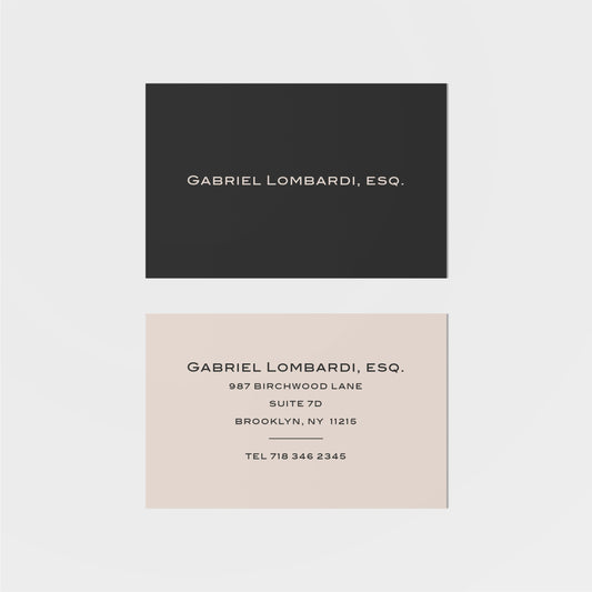 Lombardi Calling Card IV-Greeting & Note Cards-The Design Craft