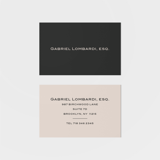 Lombardi Calling Card IV-Greeting & Note Cards-The Design Craft