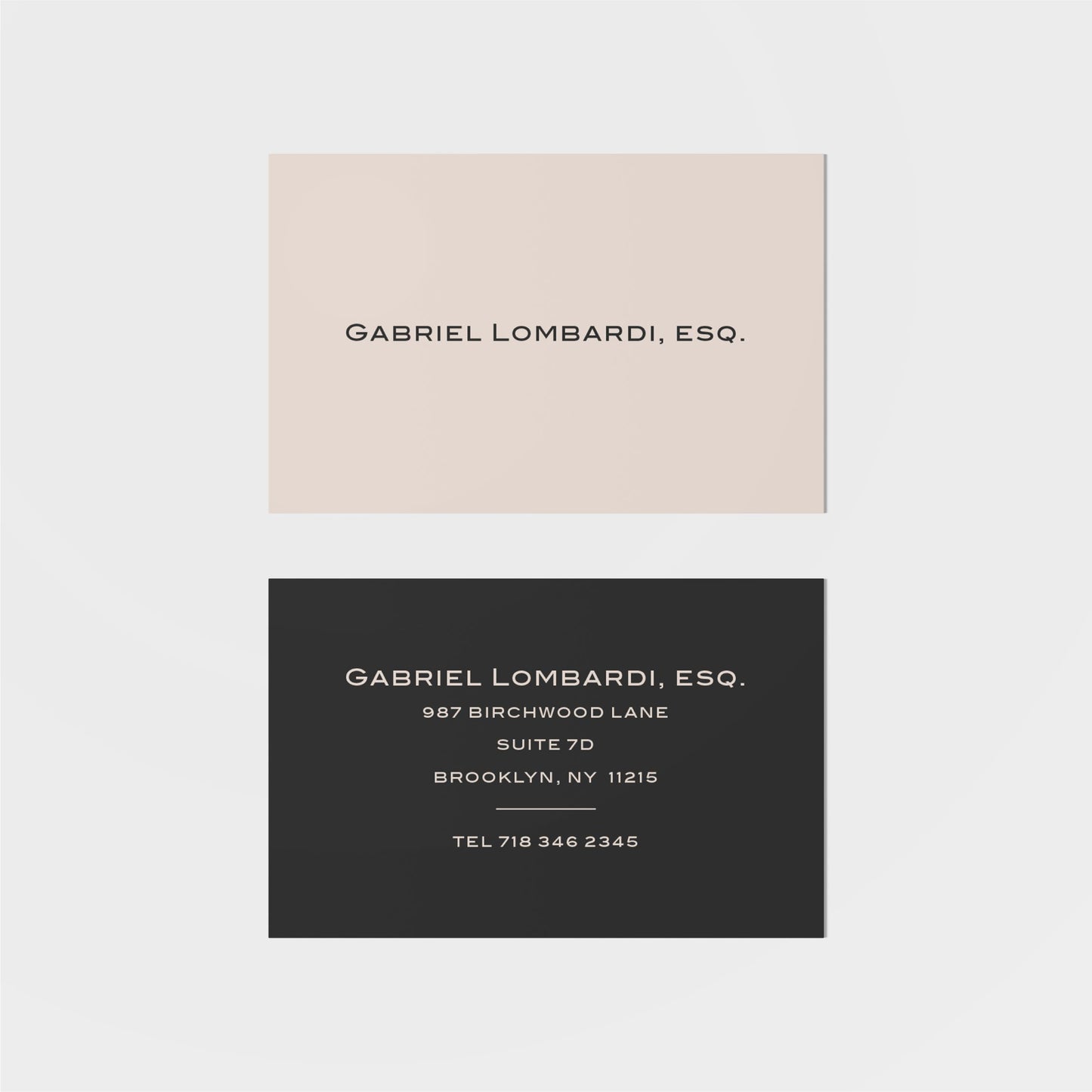 Lombardi Calling Card V-Greeting & Note Cards-The Design Craft