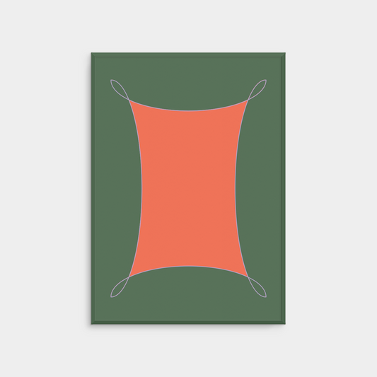 Loop Fill Frame II Art Print-Posters, Prints, & Visual Artwork-The Design Craft