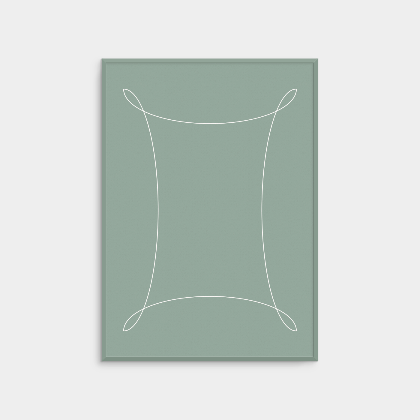 Loop Frame II Art Print-Posters, Prints, & Visual Artwork-The Design Craft